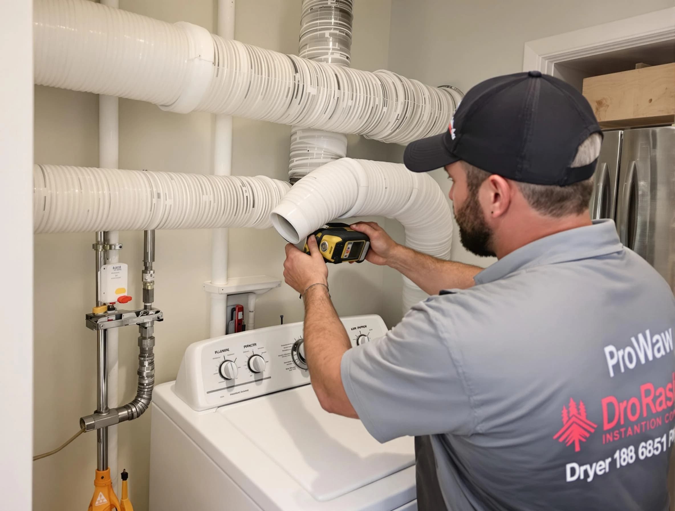 Professional dryer vent hose installation by North Huntingdon Dryer Vent Cleaning in North Huntingdon