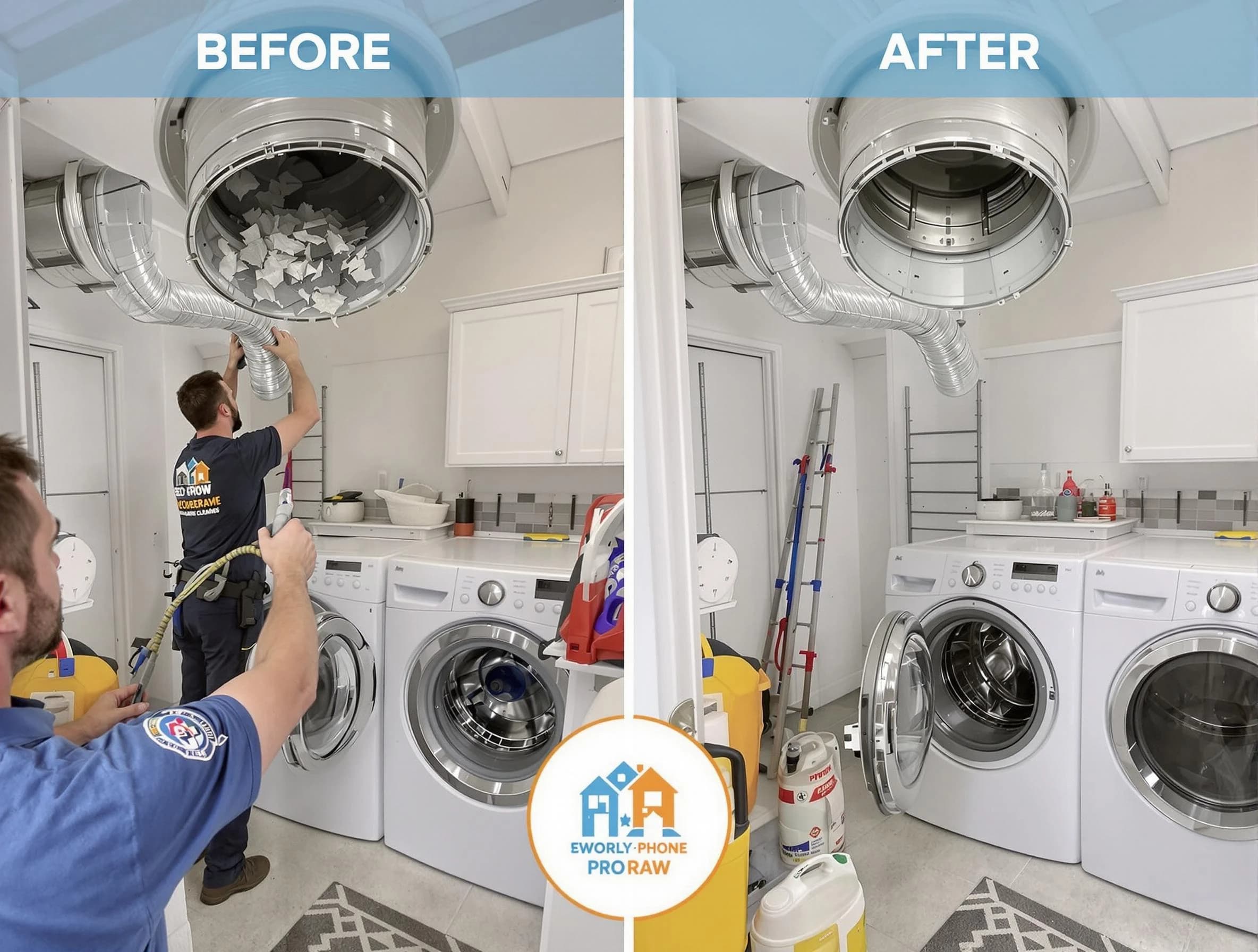 Residential dryer vent cleaning by North Huntingdon Dryer Vent Cleaning in North Huntingdon