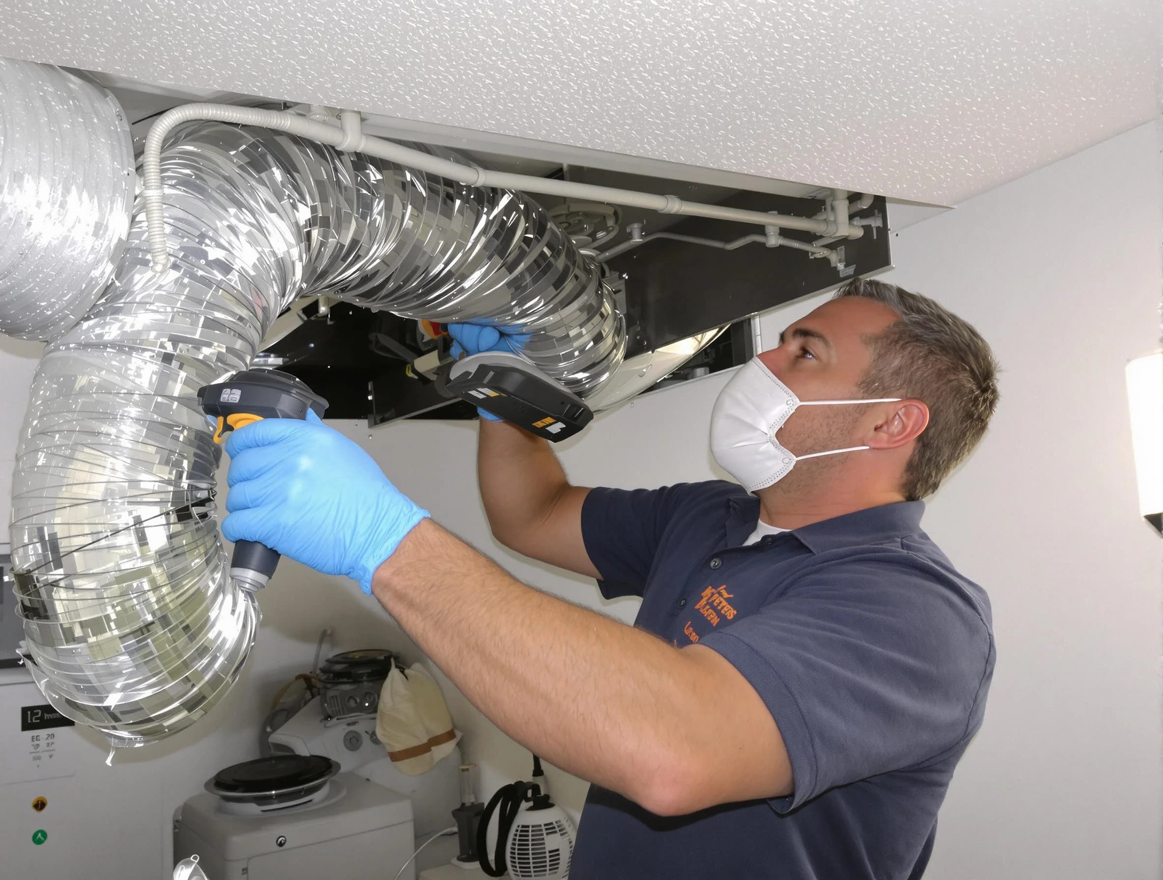 North Huntingdon Dryer Vent Cleaning professional performing thorough residential dryer vent cleaning in North Huntingdon