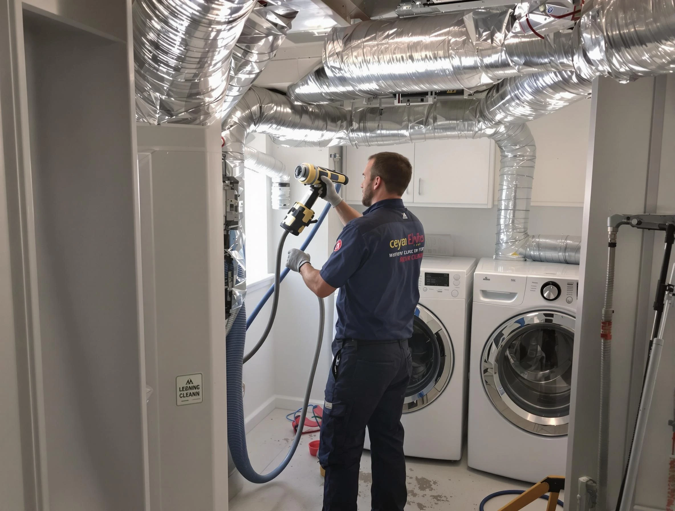 North Huntingdon Dryer Vent Cleaning specialist using advanced equipment for thorough duct cleaning in North Huntingdon
