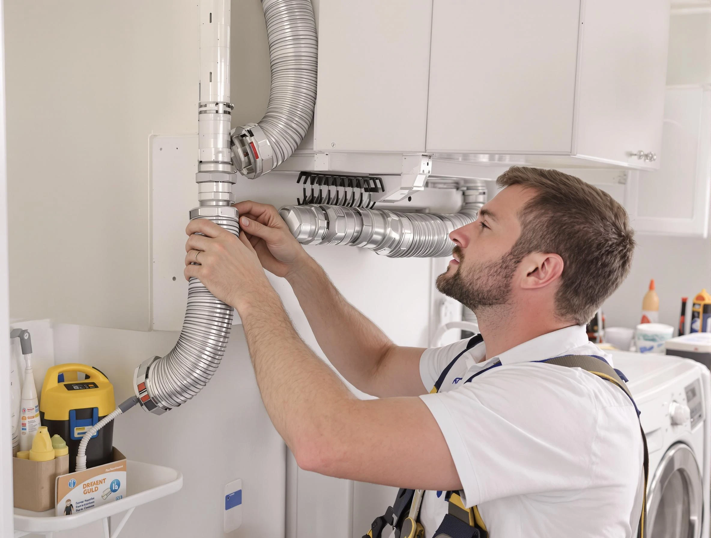 Professional dryer vent repair and installation by North Huntingdon Dryer Vent Cleaning in North Huntingdon