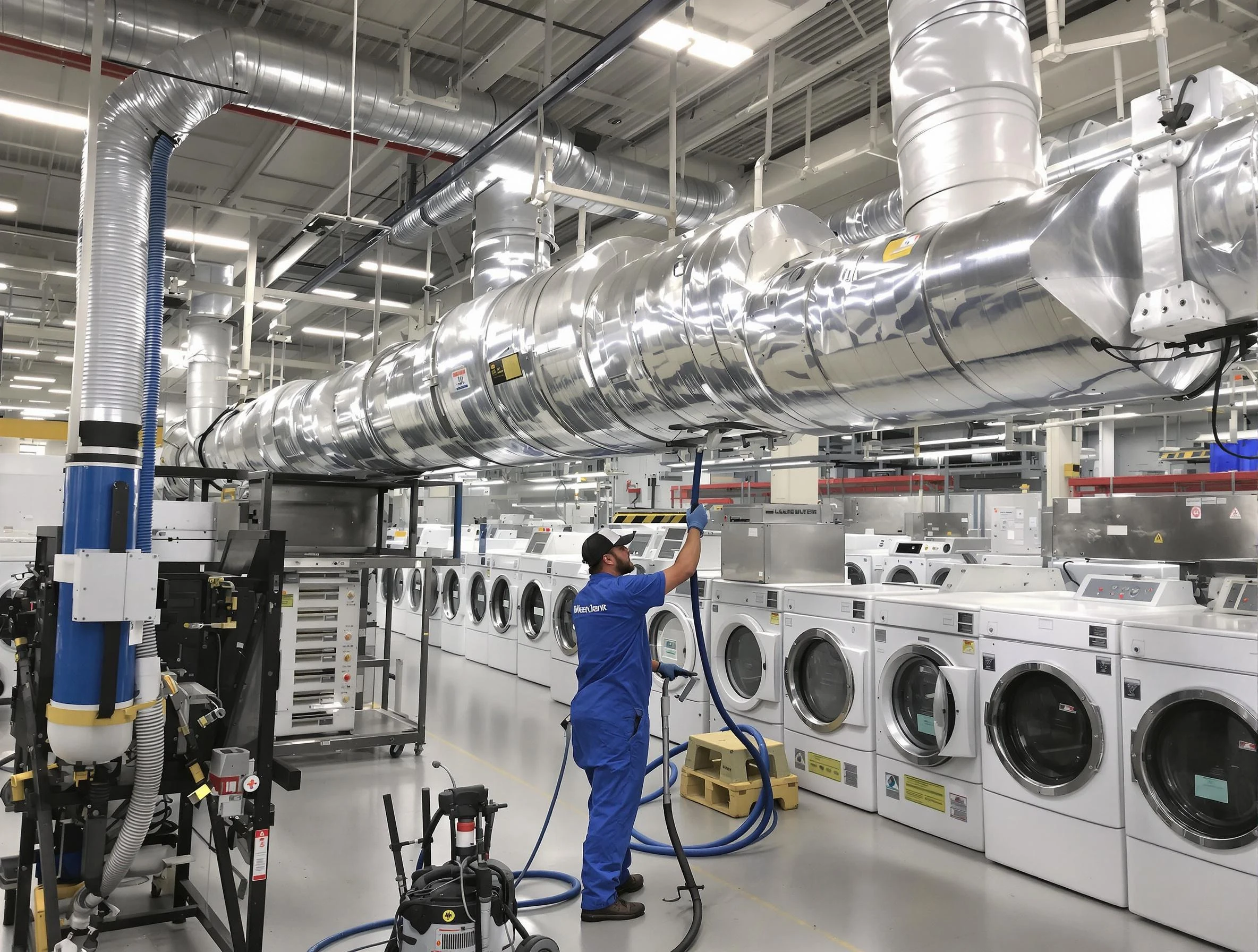 North Huntingdon Dryer Vent Cleaning team performing heavy-duty industrial dryer vent cleaning in North Huntingdon